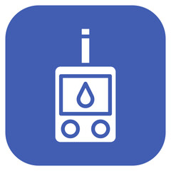 Blood Glucose Meter icon vector image. Can be used for World Diabetes Day.