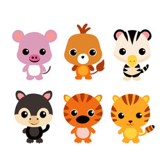 SEO-Friendly Cute Animal Graphics for Projects