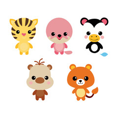 SEO-Friendly Cute Animal Graphics for Projects