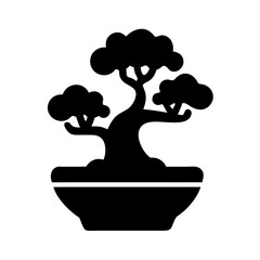 SEO-Friendly Bonsai Plant Icon for Design