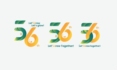 Combination number logo 5 and 6