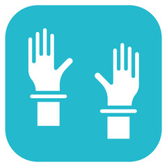 Obraz premium Surgical Gloves icon vector image. Can be used for Surgery.