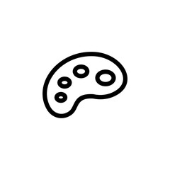 paint palette icon sign vector design