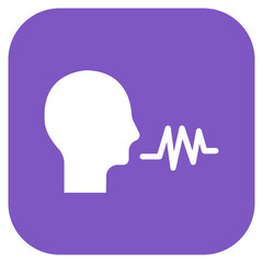 Voice Analysis icon vector image. Can be used for Voice Recognition.