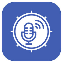 Voice Assistant Settings icon vector image. Can be used for Voice Recognition.