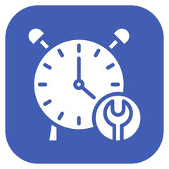 Alarm Clock Repair icon vector image. Can be used for Devices Repair.