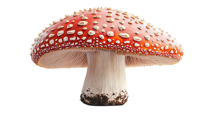 Obraz premium Fly Agaric Mushroom on a Transparent Background