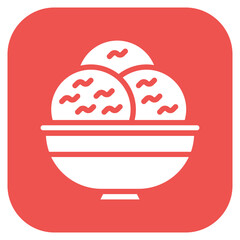 Mint Chocolate Chip icon vector image. Can be used for Icecream Shop.