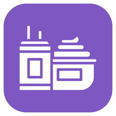 Whipped Cream icon vector image. Can be used for Icecream Shop.