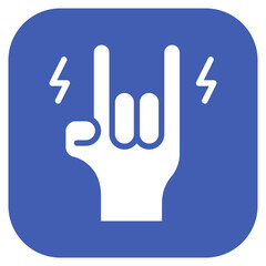 Punk Rock icon vector image. Can be used for Eighties.