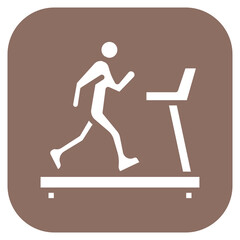 Treadmill icon vector image. Can be used for Weightlifting.