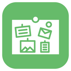Retrospective Board icon vector image. Can be used for Scrum Development.