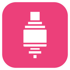 Rebuildable Dripping Atomizer icon vector image. Can be used for Vaping.