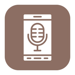 Podcast App icon vector image. Can be used for Podcast.