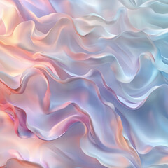 Obraz premium Abstract background with soft waves of pastel colors