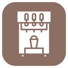 Ice Cream Maker icon vector image. Can be used for Food Processing.