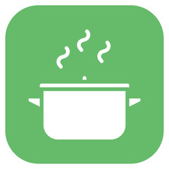 Pot icon vector image. Can be used for Food Processing.