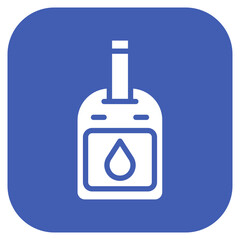 Blood Glucose Meter icon vector image. Can be used for Diabetes.