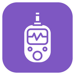 Continuous Glucose Monitor icon vector image. Can be used for Diabetes.