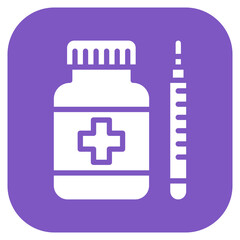 Diabetes Medication icon vector image. Can be used for Diabetes.
