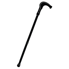 illustration of walking stick vector file