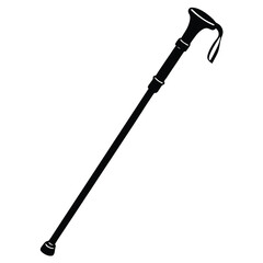 illustration of walking stick vector file