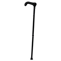 illustration of walking stick vector file