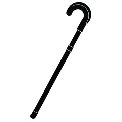 illustration of walking stick vector file