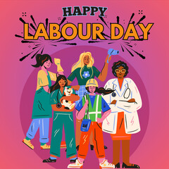 Happy Labour Day Post for instagram, facebook , twiter etc