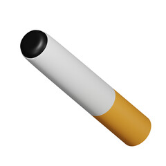 3d rendered illustration of a cigarette