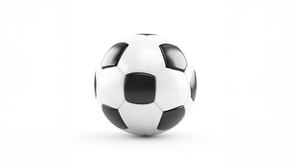 Fototapeta premium Soccer ball, Football, isolated on white background, full depth of field