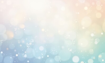Soft pastel bokeh background with light orbs