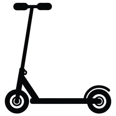 Knee Scooter Vector Illustration for Mobility Aid