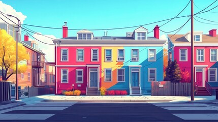 Fototapeta premium Youth homelessness addressed with inclusive, proactive housing solutions in a dynamic