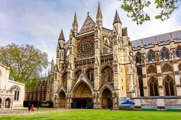 Westminster Abbey in centre of London, UK