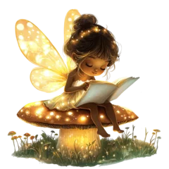 fairy with butterfly