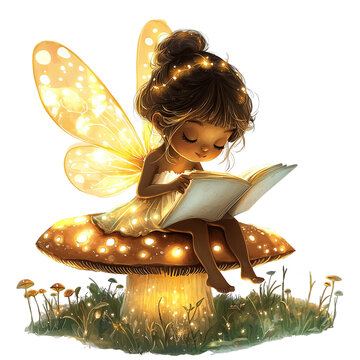 fairy with butterfly