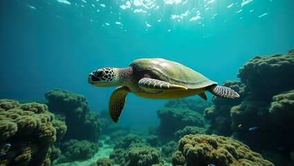 Fototapeta premium sea turtle 