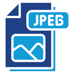Jpeg Icon Dual Tone Color