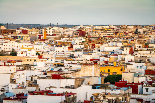 Medina at sunset, Rabat, Morocco