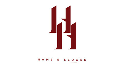 HH Abstract Letters Logo Monogram