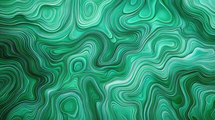 Fototapeta premium Abstract organic green lines as wallpaper background illustration