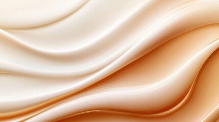 Fototapeta premium Beige to orange gradient background featuring a smooth, blurred design in a vector style.