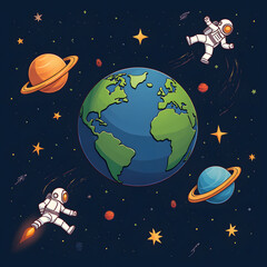 Images of space objects prepared with artificial intelligence