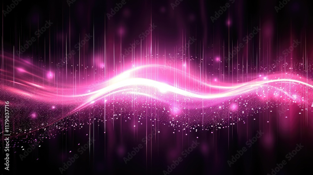 Poster a gradient background blending twilight purple into midnight black, a moody and sophisticated design