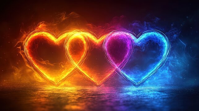 Fiery Hearts: A Trilogy of Love's Burning Passion