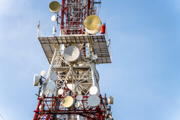 Radio Tower in Domaio, Moana - Spain