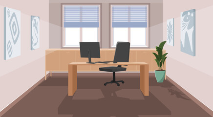 Home or office background. Vector illustration