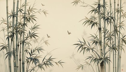 Obraz premium bamboo forest background