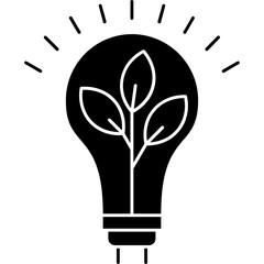 Ecologic bulb Icon